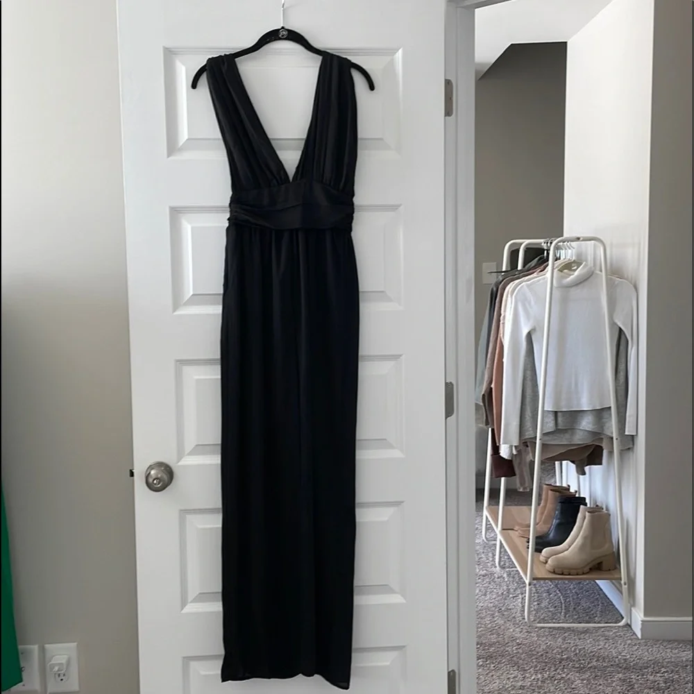 Worn Once! REVOLVE  Superdown long dress in black is a stunner - size: XS - Picture 2 of 9